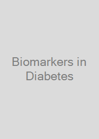 Cover Biomarkers in Diabetes