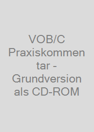 Cover VOB/C Praxiskommentar - Grundversion als CD-ROM
