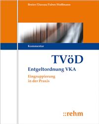 Cover TVÖD Entgeltordnung VKA-Eingruppierung in der Praxis - Grundwerk zur FORTSETZUNG -