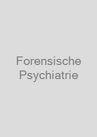Cover Forensische Psychiatrie