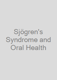 Cover Sjögren's Syndrome and Oral Health