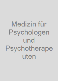 Cover Medizin für Psychologen und Psychotherapeuten