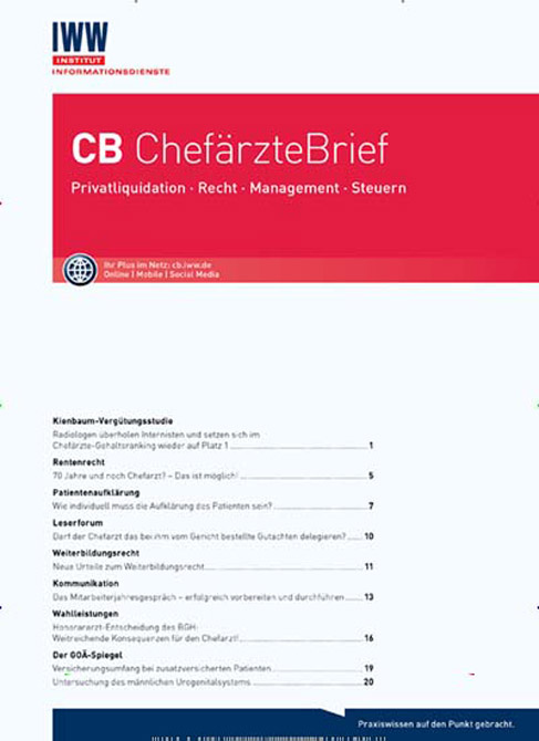 Chefärzte-Brief