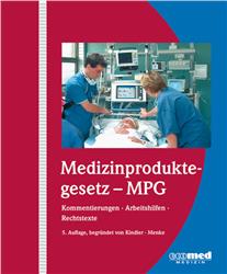 Cover Medizinproduktegesetz - MPG - Grundwerk zur FORTSETZUNG