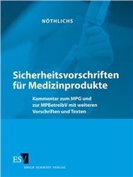 Cover Sicherheitsvorschriften für Medizinprodukte - Grundwerk ZUR FORTSETZUNG -