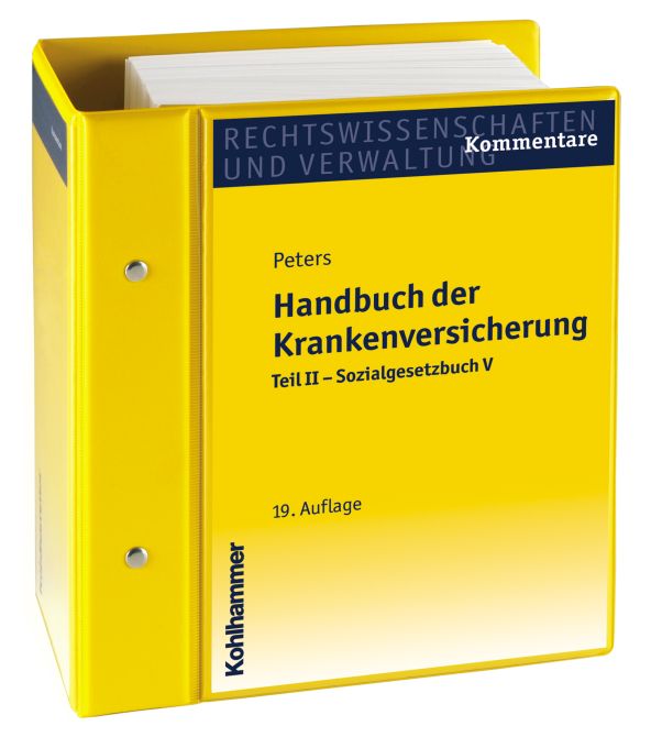 Handbuch der Krankenversicherung Teil II - Fortsetzungswerk in Ordnern