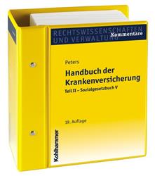 Cover Handbuch der Krankenversicherung Teil II - Fortsetzungswerk in Ordnern