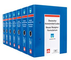 Cover Deutscher Arzneimittel-Codex DAC / Neues Rezeptur-Formularium NRF - GRUNDWERK in 7 Ordnern