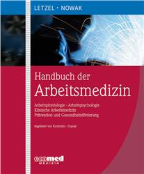 Cover Handbuch der Arbeitsmedizin - Fortsetzungswerk in 5 Ordnern mit CD-ROM
