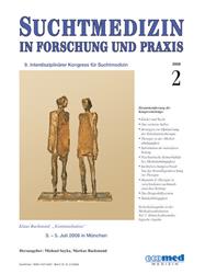 Cover Suchtmedizin in Forschung und Praxis