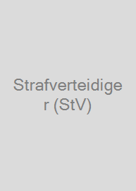 Cover Strafverteidiger (StV)