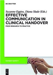Cover Effective Communication in Clinical Handover