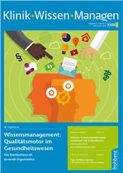 Cover Klinik-Wissen-Managen - Wissensmanagement: Qualitätsmotor im Gesundheitswesen