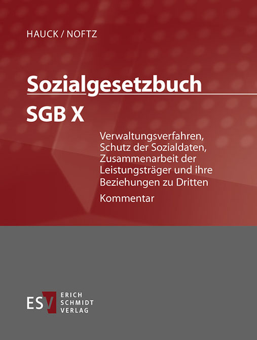 Sozialgesetzbuch - SGB X - Grundwerk zur FORTSETZUNG in 3 Ordnern