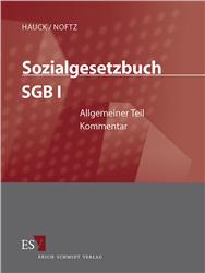 Cover Sozialgesetzbuch - SGB I - Fortsetzungswerk im Ordner