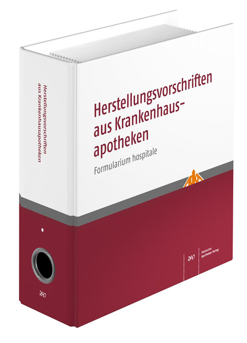 Herstellungsvorschriften aus Krankenhausapotheken - GRUNDWERK zur Fortsetzung