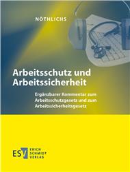 Cover Arbeitsschutz und Arbeitssicherheit - Loseblattwerk