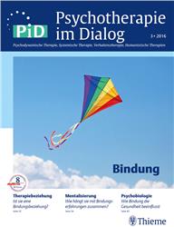 Cover Psychotherapie im Dialog - Bindung