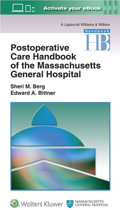 Massachusetts General Hospital Postoperative Care Handbook