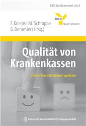 Cover Qualität von Krankenkassen