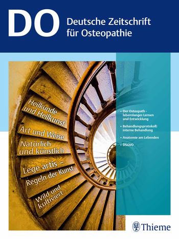 DO - Deutsche Zeitschrift für Osteopathie