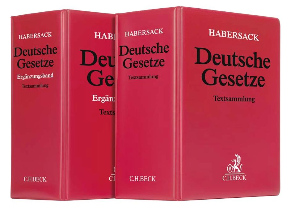 Schönfelder Deutsche Gesetze (Text + Ergänzungsband) - beide Grundwerke zur FORTSETZUNG