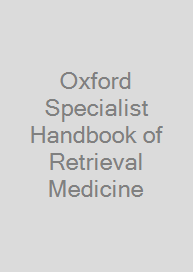Cover Oxford Specialist Handbook of Retrieval Medicine