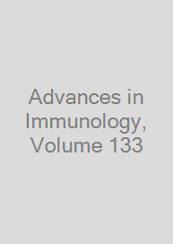 Cover Advances in Immunology, Volume 133