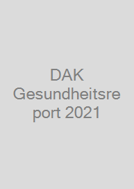 Cover DAK Gesundheitsreport 2021