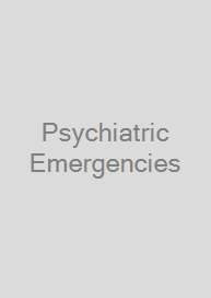 Cover Psychiatric Emergencies