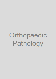 Cover Orthopaedic Pathology