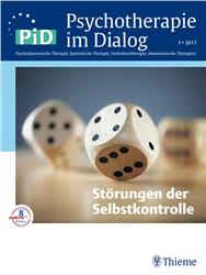 Cover Psychotherapie im Dialog - Störungen der Selbstkontrolle