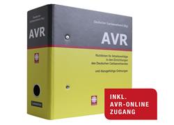Cover AVR - Richtlinien für Arbeitsverträge in den Einrichtungen des Deutschen Caritasverbandes - GRUNDWERK -