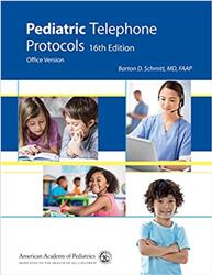 Cover Pediatric Telephone Protocols: Office Version