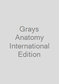 Cover Grays Anatomy International Edition