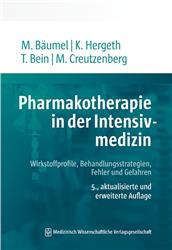 Cover Pharmakotherapie in der Intensivmedizin