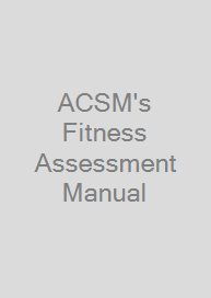Cover ACSM's Fitness Assessment Manual