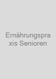 Cover Ernährungspraxis Senioren