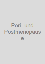 Cover Peri- und Postmenopause