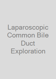 Cover Laparoscopic Common Bile Duct Exploration