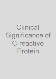 Cover Clinical Significance of C-reactive Protein