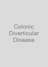 Colonic Diverticular Disease