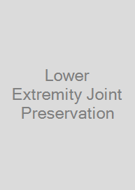 Cover Lower Extremity Joint Preservation
