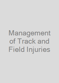 Cover Management of Track and Field Injuries