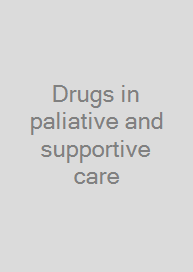 Cover Drugs in paliative and supportive care