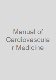 Cover Manual of Cardiovascular Medicine