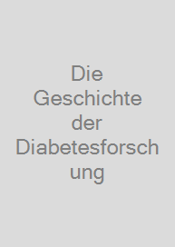 Cover Die Geschichte der Diabetesforschung