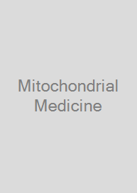 Cover Mitochondrial Medicine