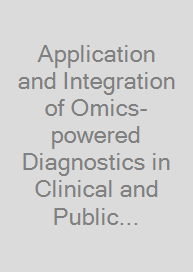 Cover Application and Integration of Omics-powered Diagnostics in Clinical and Public Health Microbiology