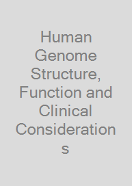Cover Human Genome Structure, Function and Clinical Considerations